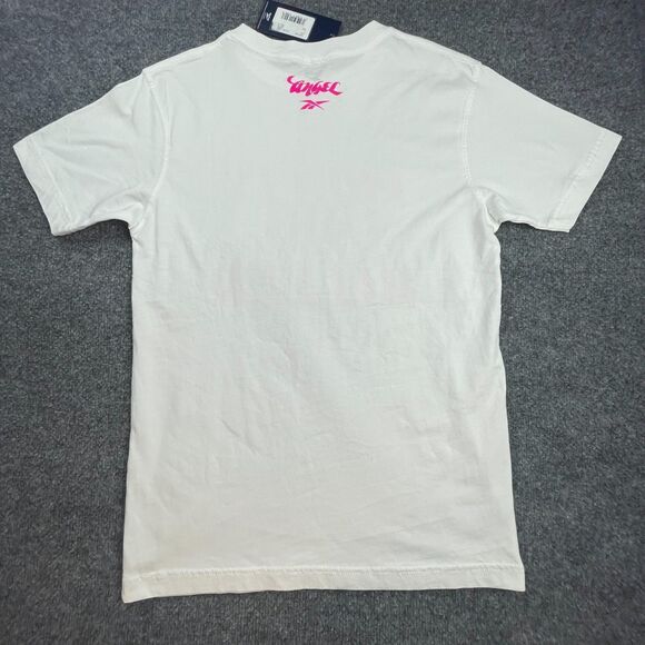 Reebok Top Womens Small White Baller Basketball Sports Angel Reese WNBA NWT - Picture 2 of 6